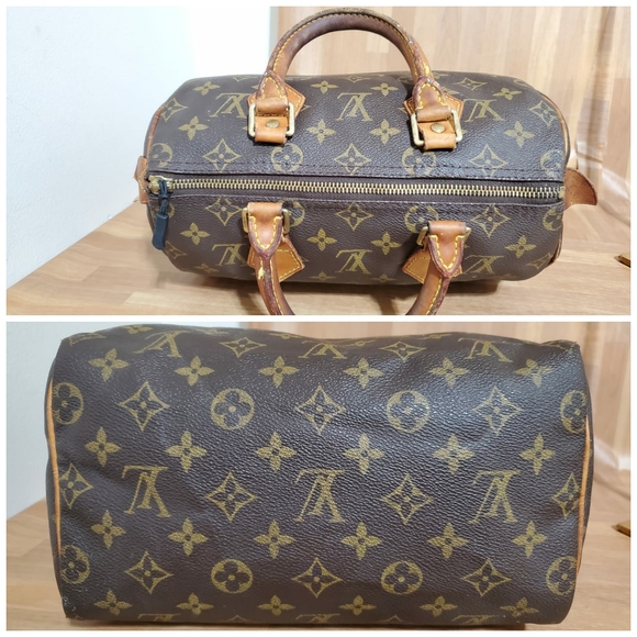 LOUIS VUITTON Monogram Canvas Speedy 25 Bag - Picture 7 of 12